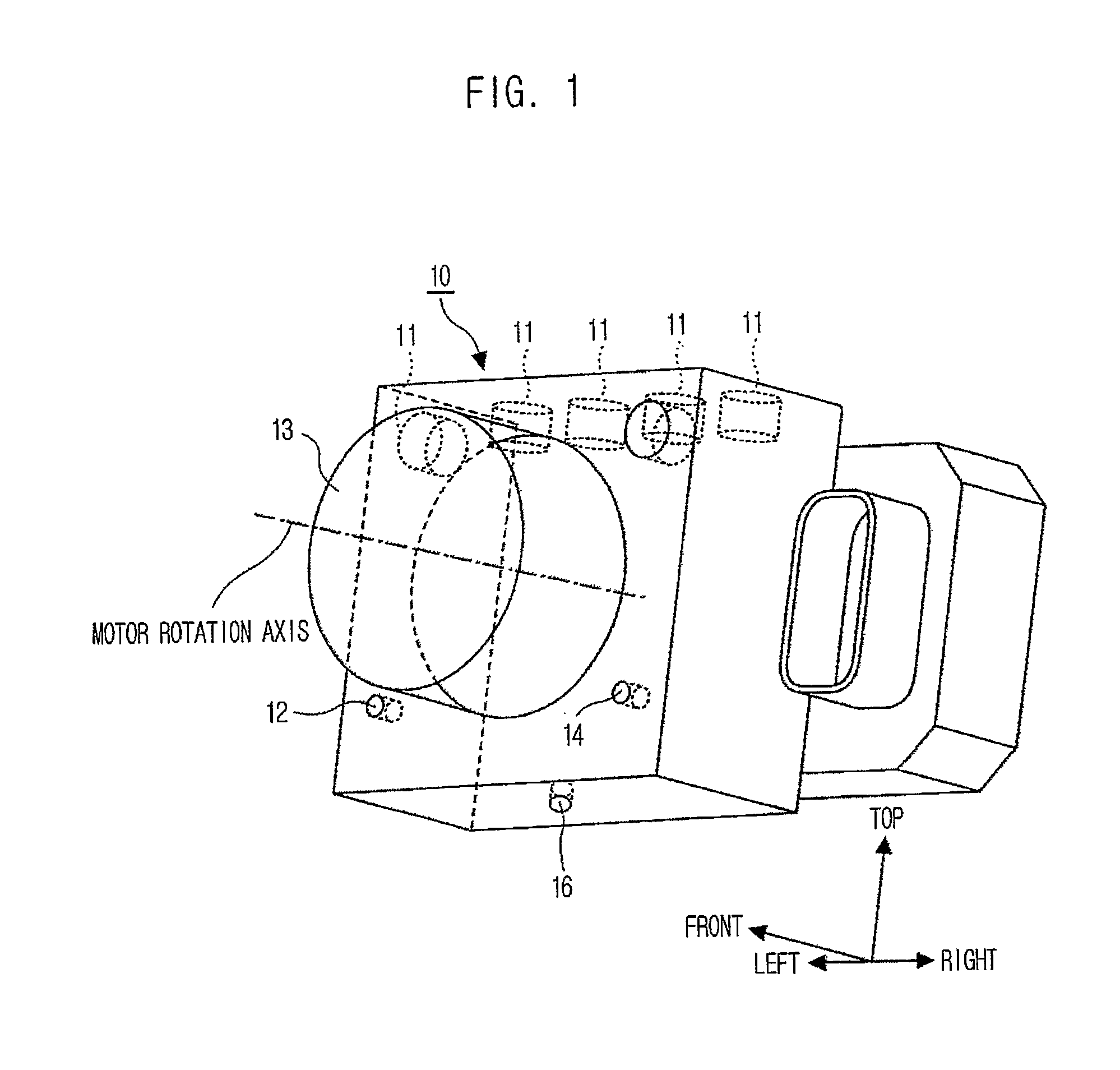 Hydraulic unit support structure