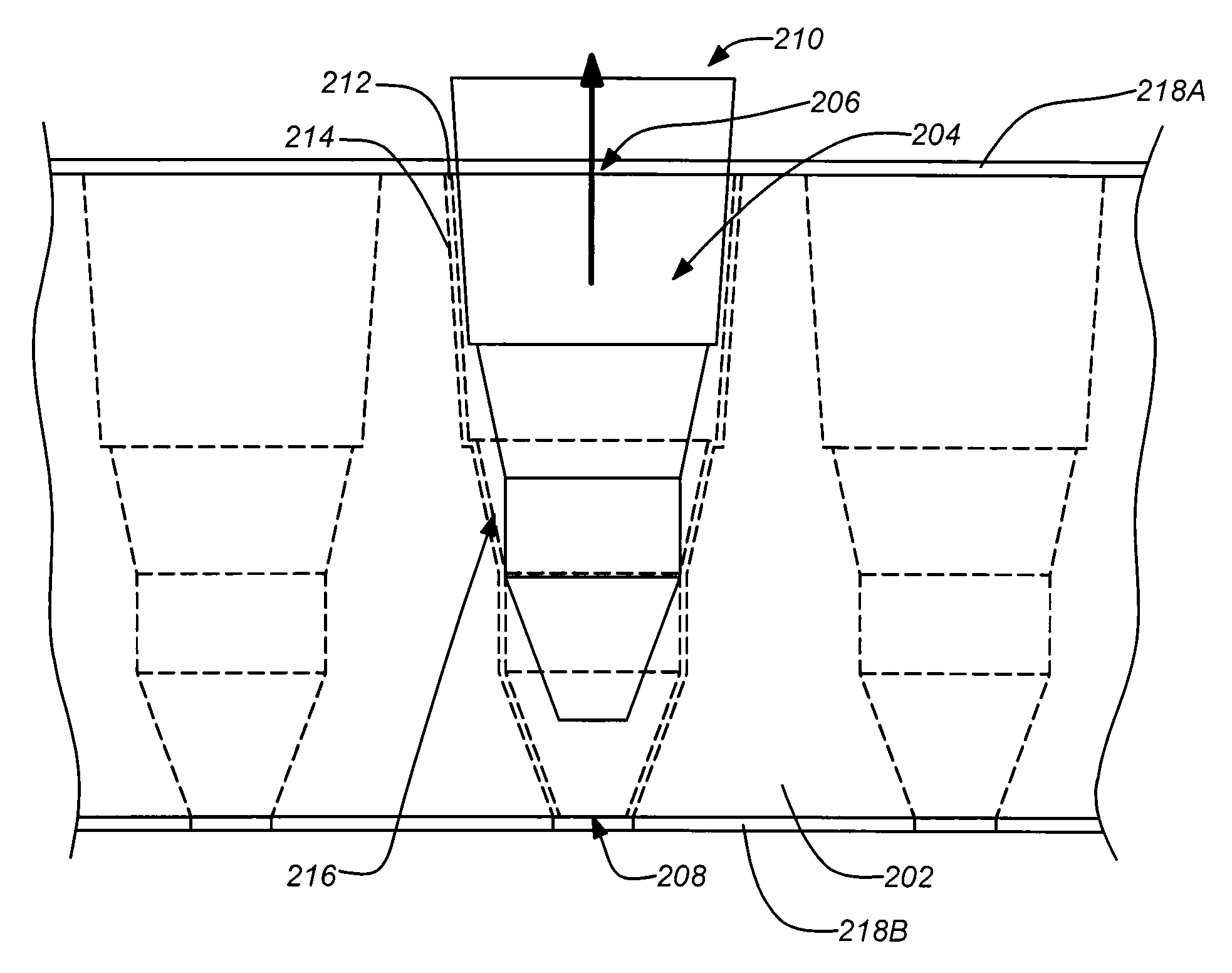 Structural feed aperture for space based phased array antennas