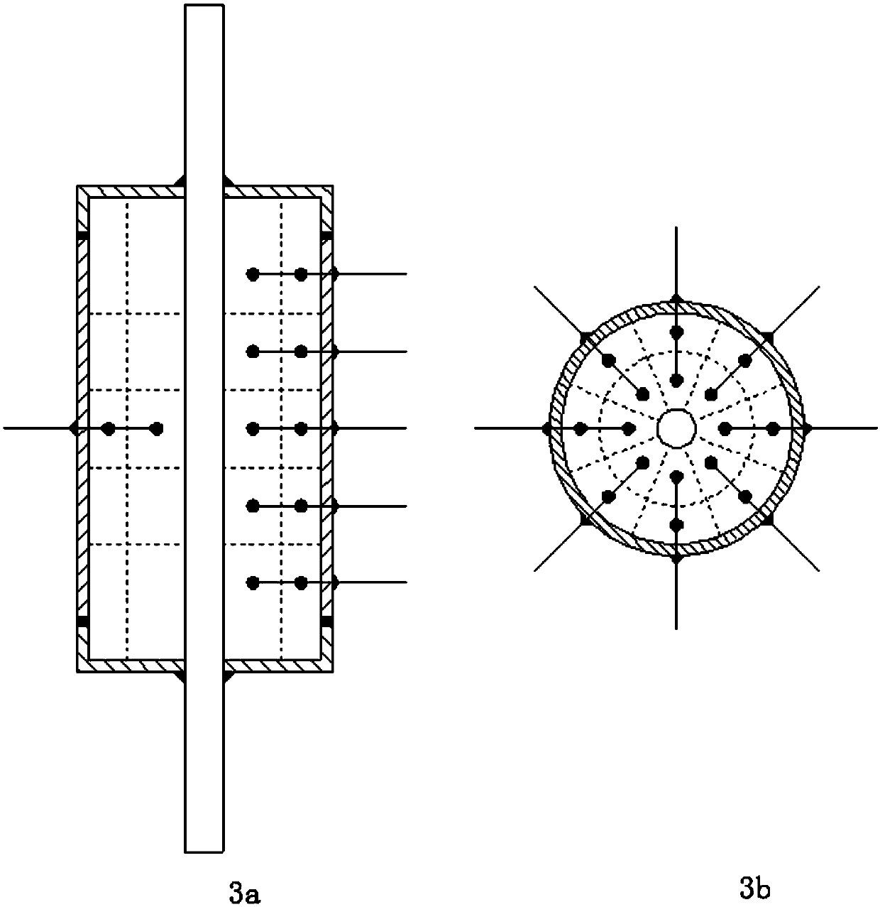 Energy storage and release test system and method for non-ideal solid-liquid phase change material