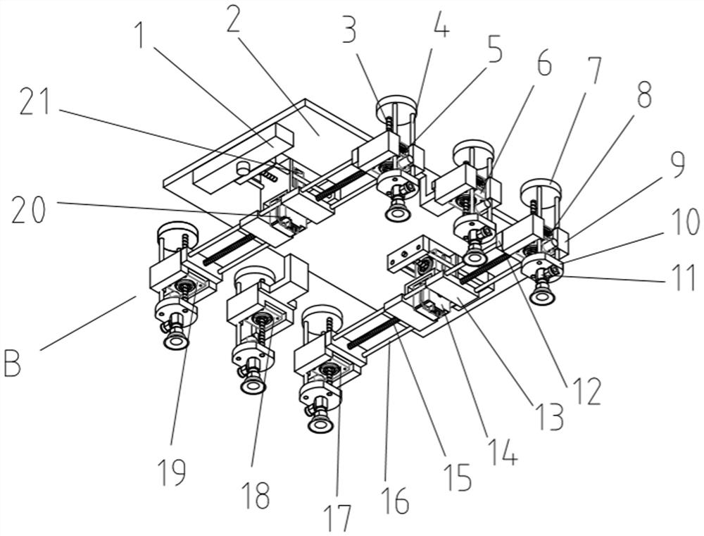 A crawling device and operation method for filling gaps between wall tiles with beautifying agent