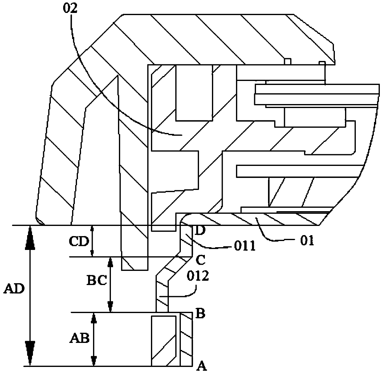 Back plate for liquid crystal module, liquid crystal module and display device