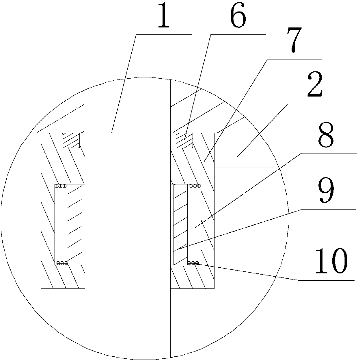 Locking device and locking method for automotive chassis power testing