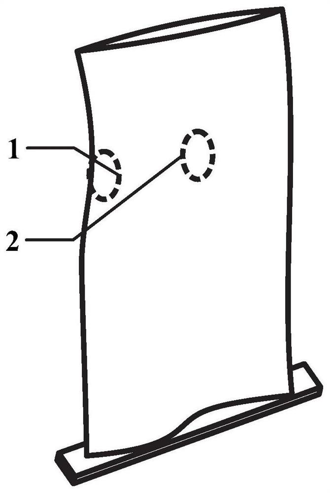 Non-single incident angle unequal-intensity laser shock processing method