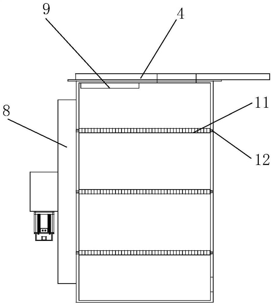 Anti-blocking filtering device for enzyme preparation production