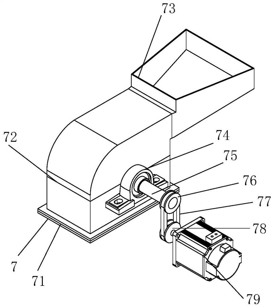 Anti-blocking filtering device for enzyme preparation production