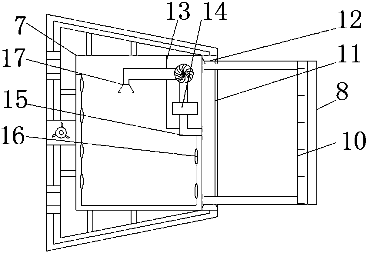 Power distribution cabinet with good preheating effect