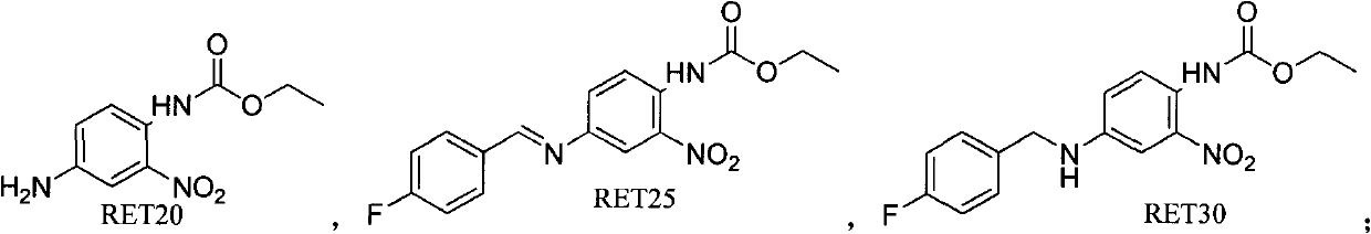 Preparation method of retigabine and intermediate thereof