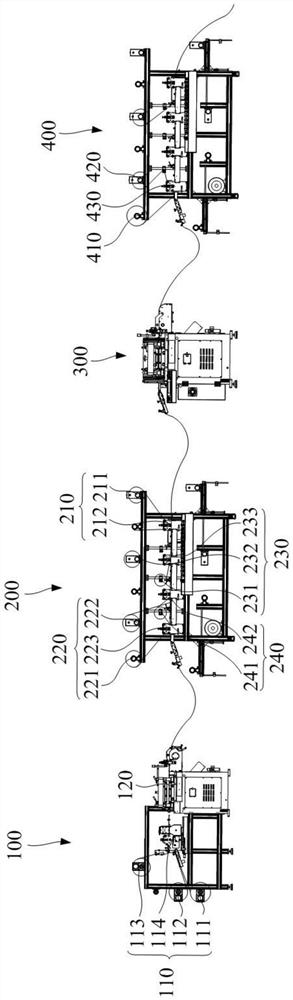 Protection assembly slitting and mounting method and protection assembly slitting and mounting production line