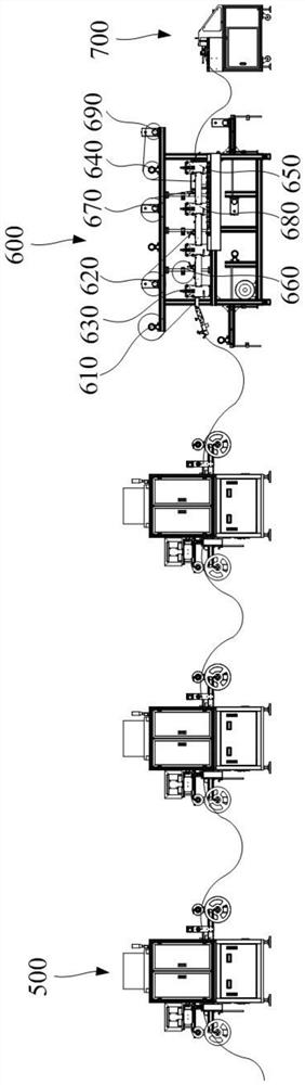 Protection assembly slitting and mounting method and protection assembly slitting and mounting production line