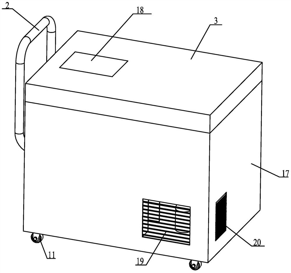 An intelligent conveying system that can trace the status of the whole process of refrigerated goods transportation