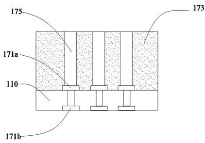 Electromagnetic shielding module structure and preparation method of electromagnetic shielding module structure