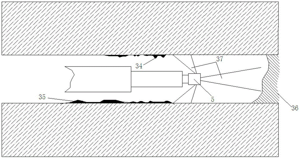 Borehole cleaning system and cleaning method