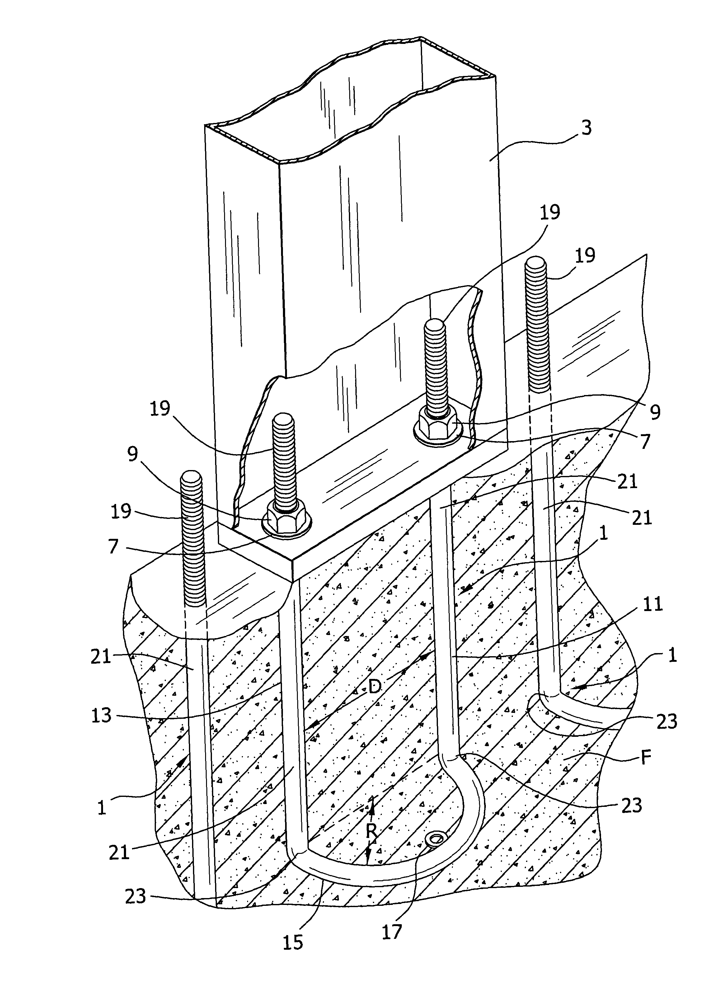 Bolts with connected anchor