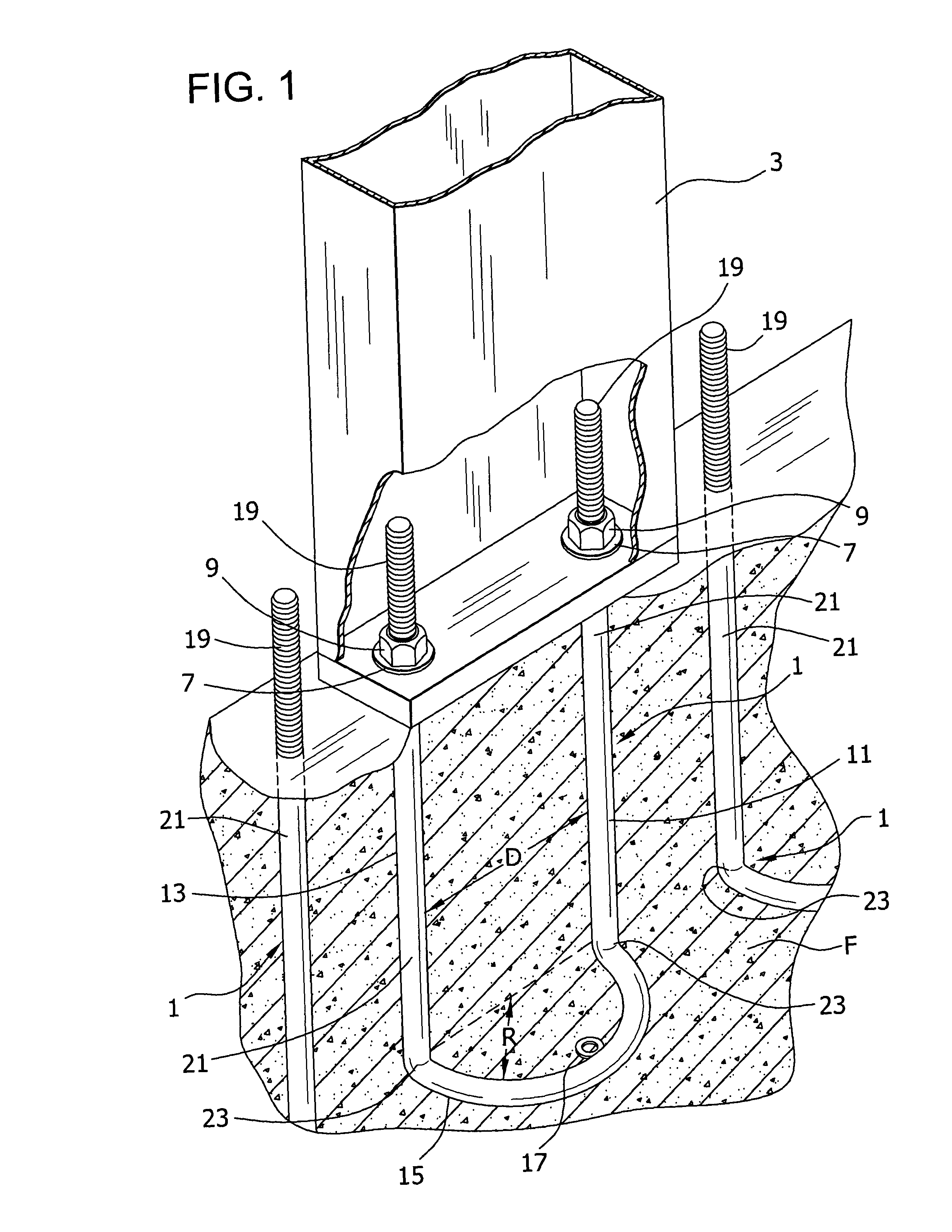 Bolts with connected anchor