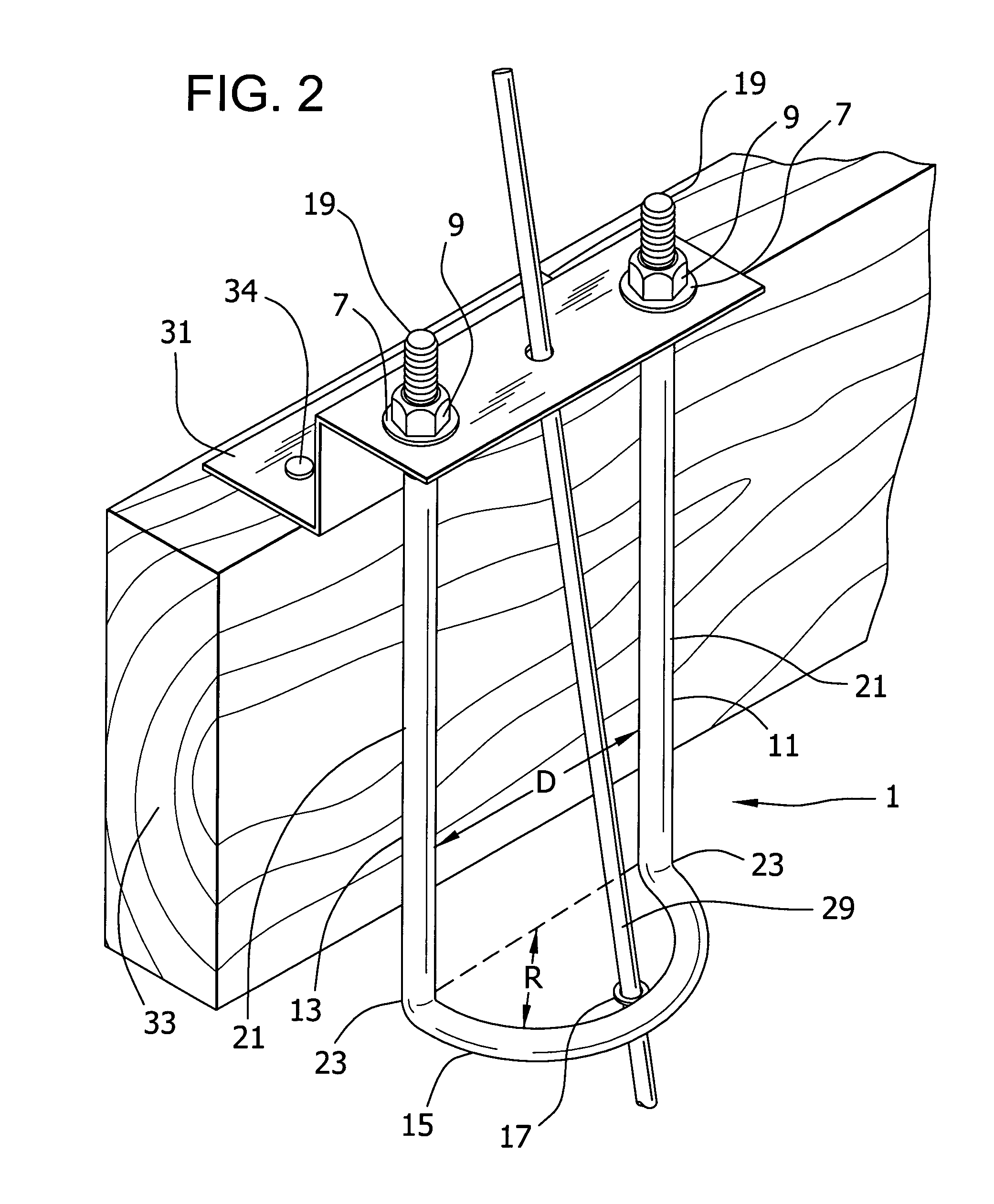 Bolts with connected anchor