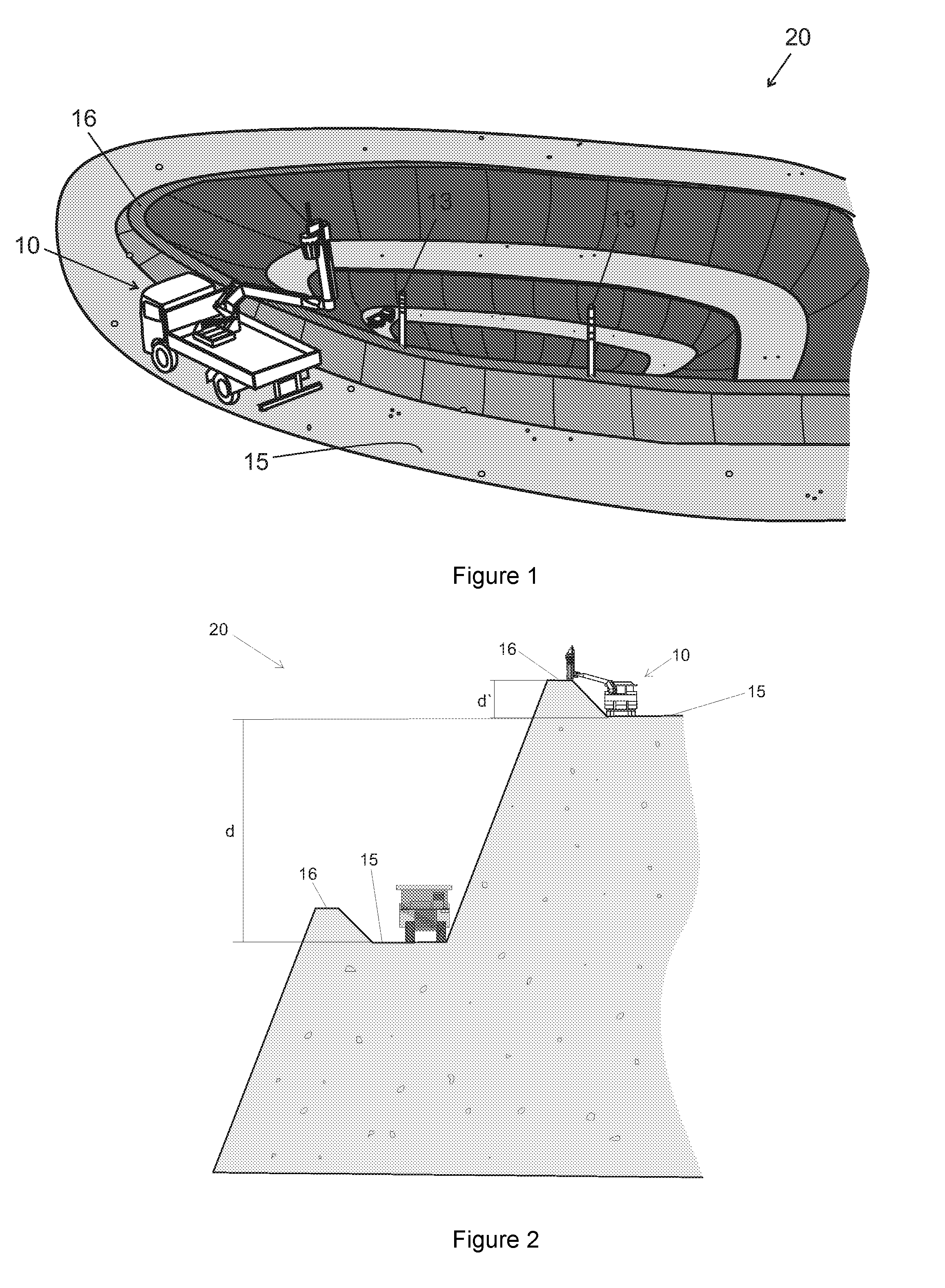 Earth auger and pole machine, and pole installation method