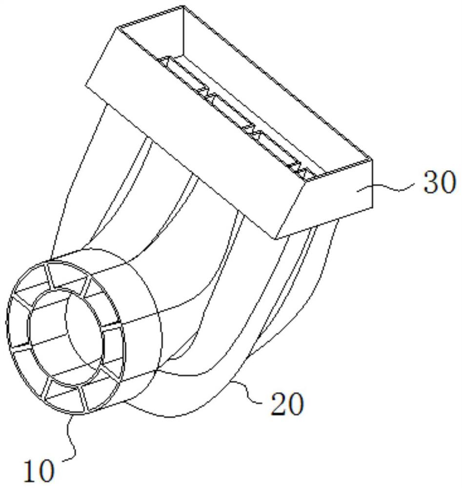 A gas turbine exhaust device