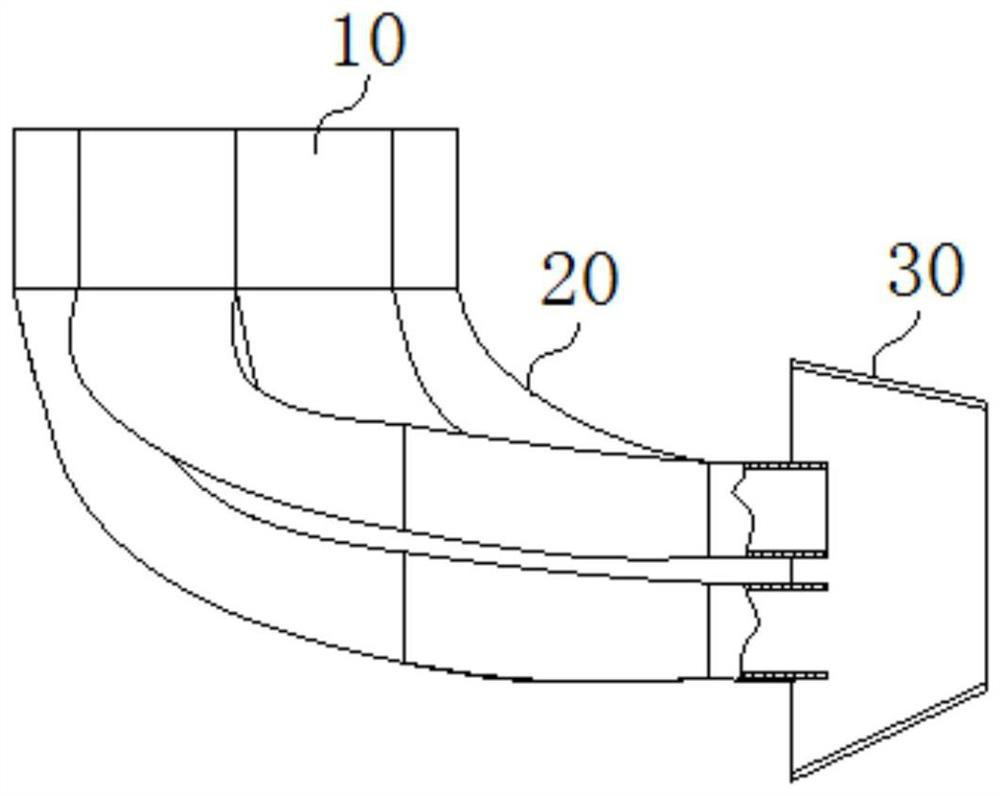 A gas turbine exhaust device