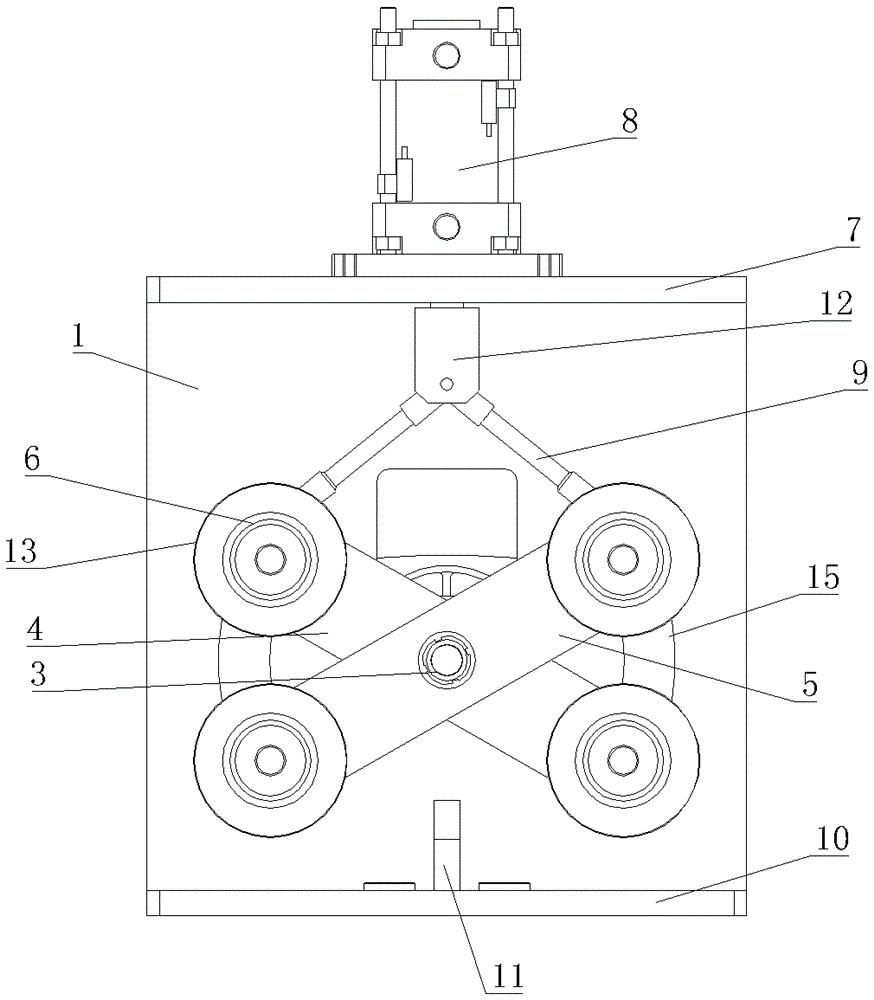 Tube stock conveying and clamping device