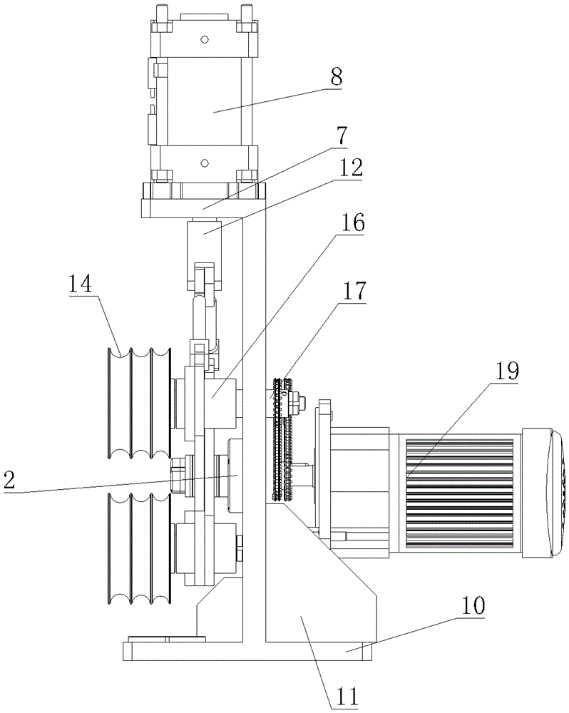 Tube stock conveying and clamping device