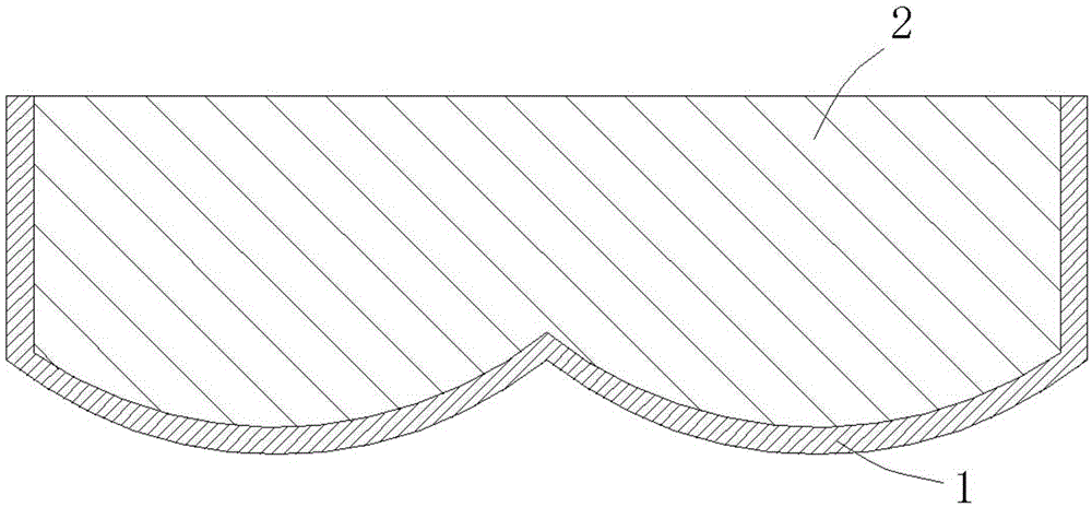 Damping cushion block and fabrication method thereof