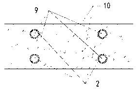 Plugging method for grout blanket at connecting position of upper layer and lower layer of assembling shear wall building