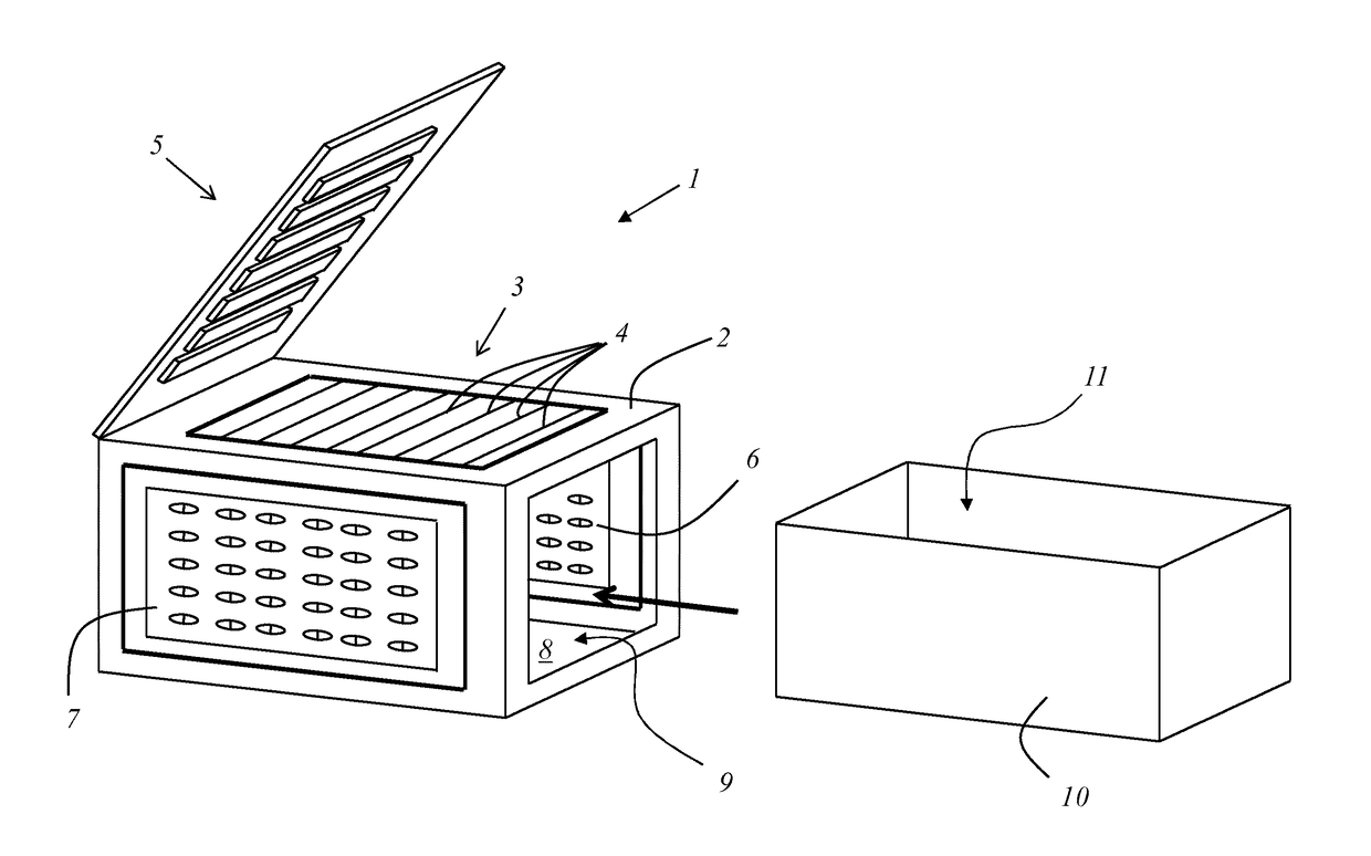 Food comminution device