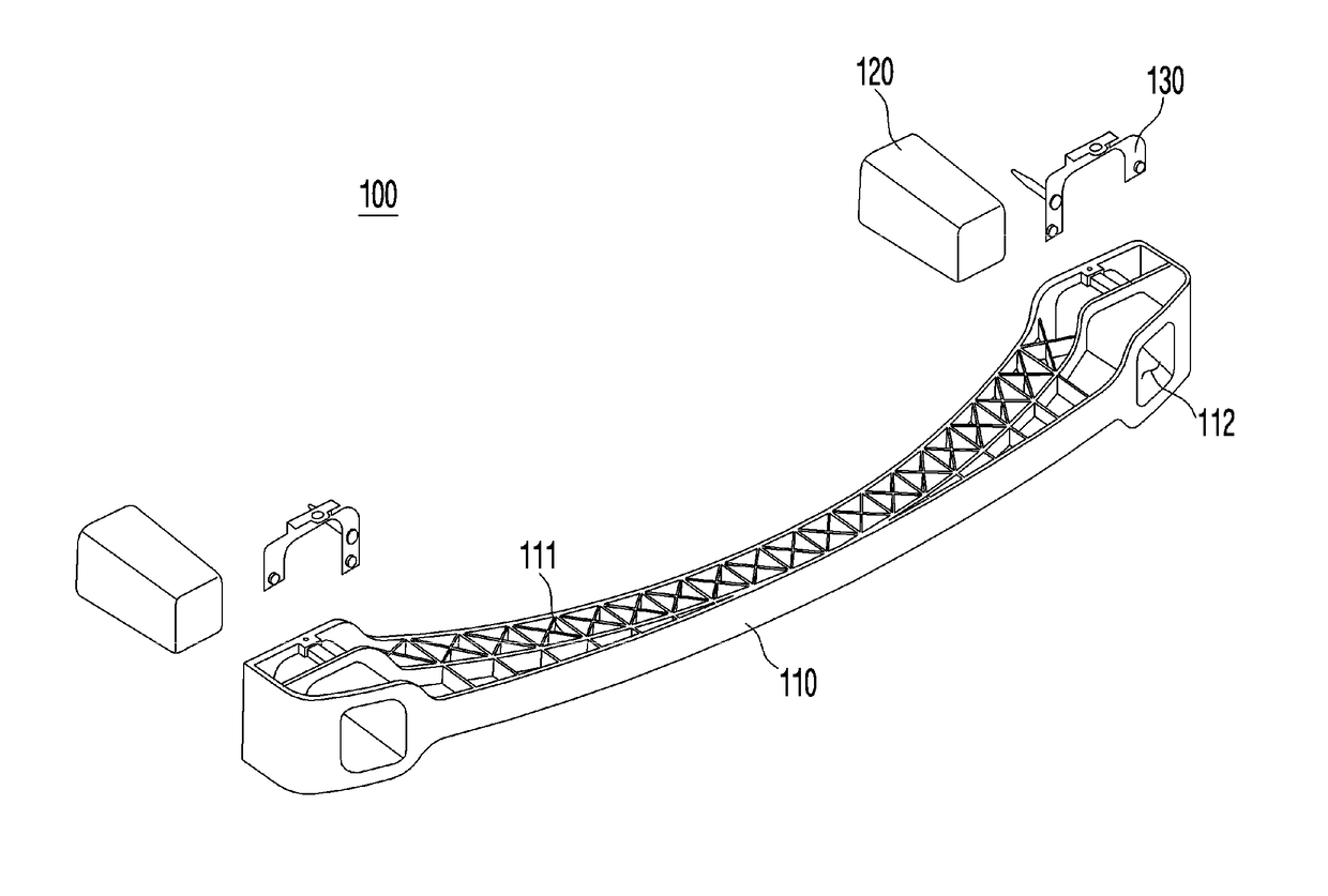 Bumper system for vehicle