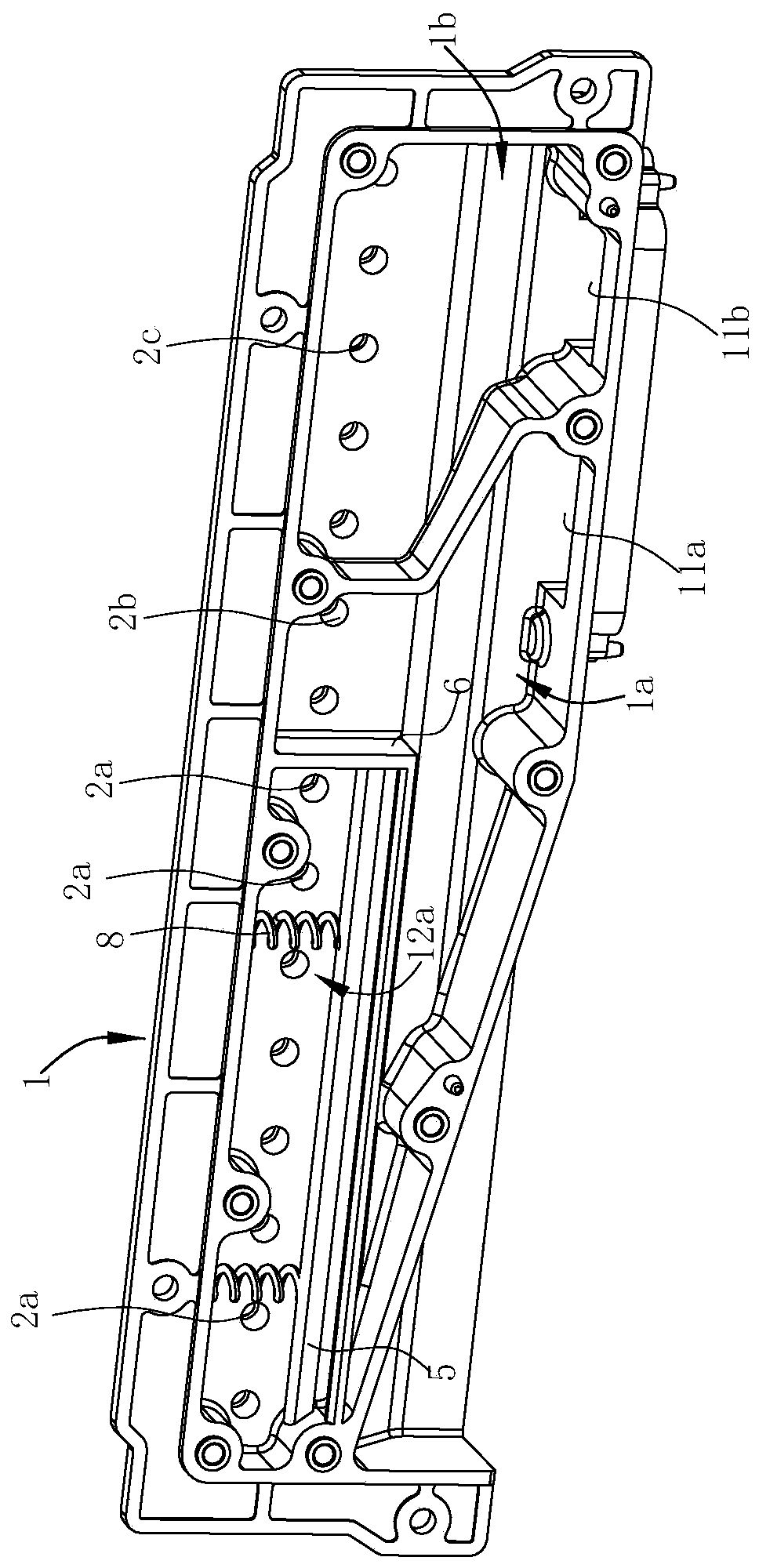 Fuel gas distribution device and combustion control method of water heater using same