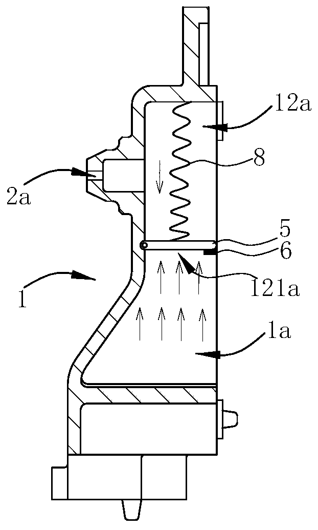 Fuel gas distribution device and combustion control method of water heater using same