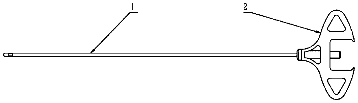 Bone cement conveying device with accurate positioning function