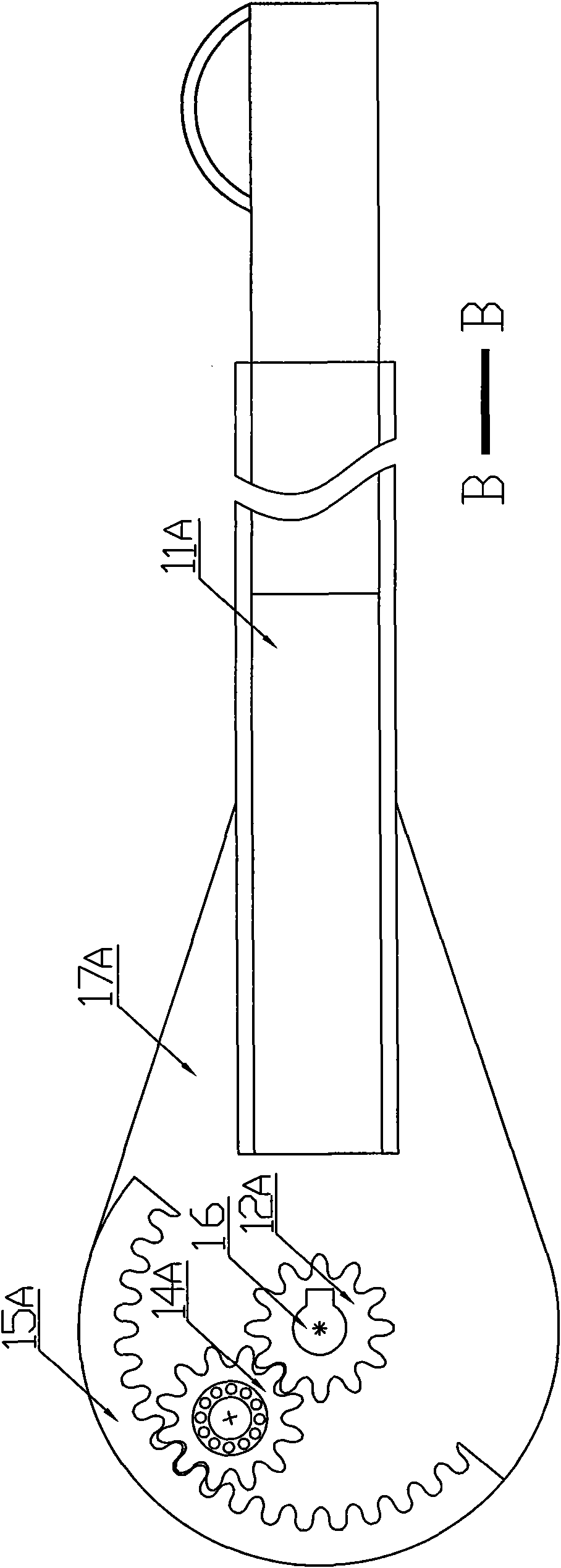 Lever ratchet wheel linkage bicycle