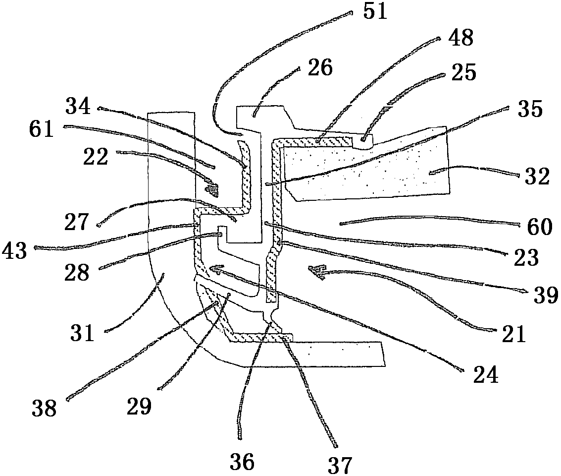 Sealing assembly for a rolling bearing