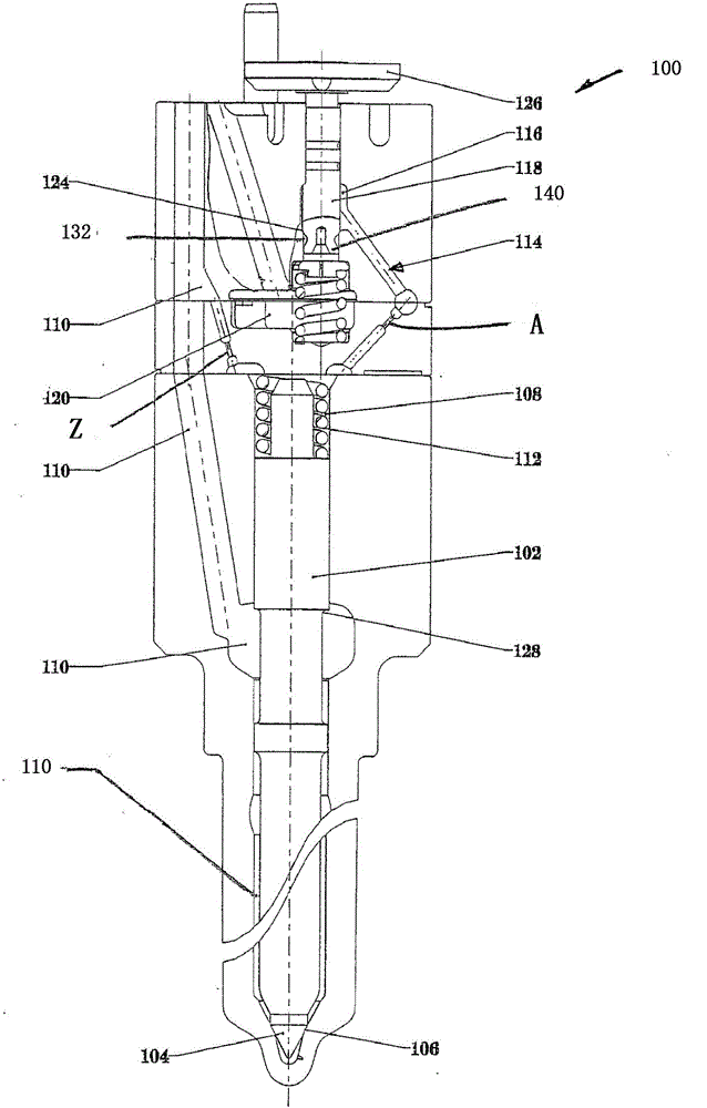 Anti-cavitation throttle for injector control valve