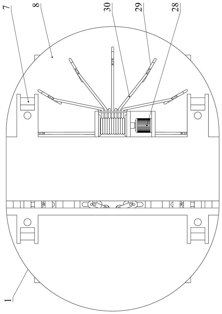 Concrete maintenance device for bridge construction piers