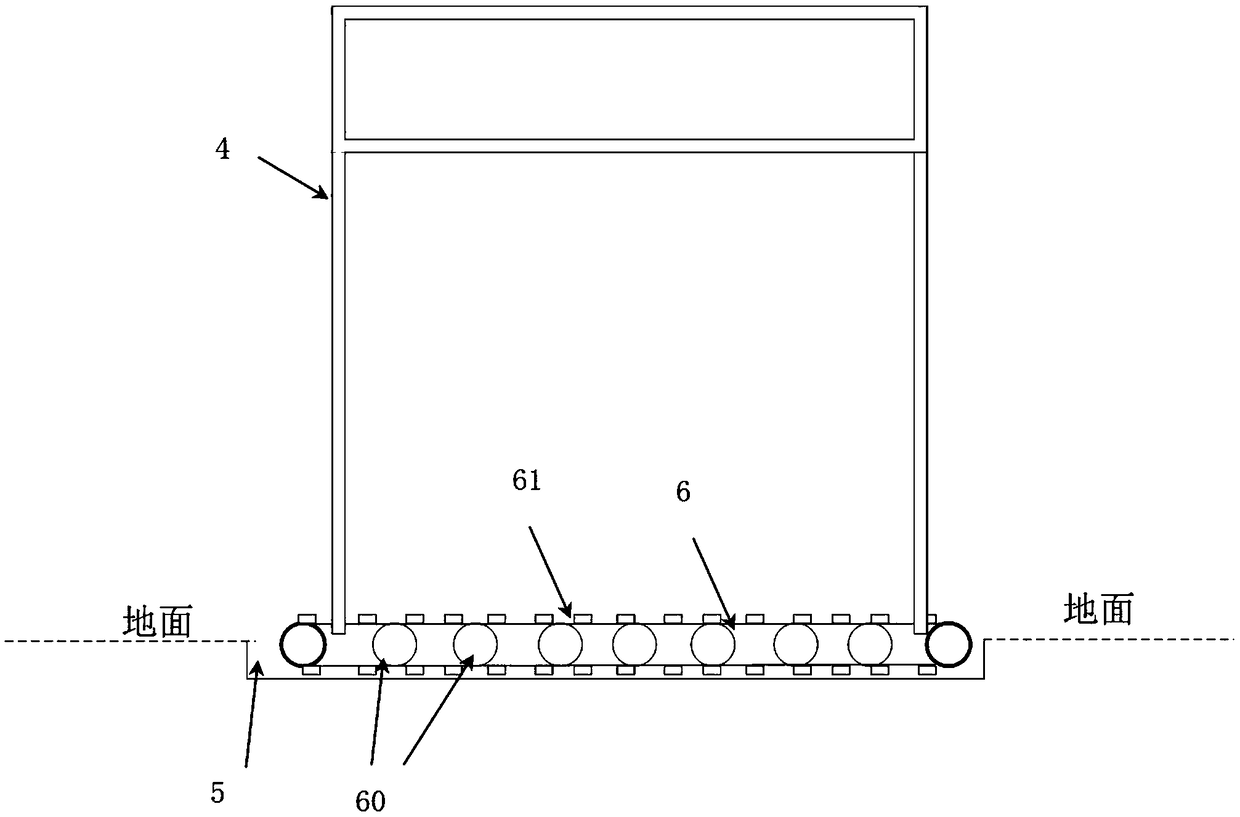 Spraying disinfection system for container