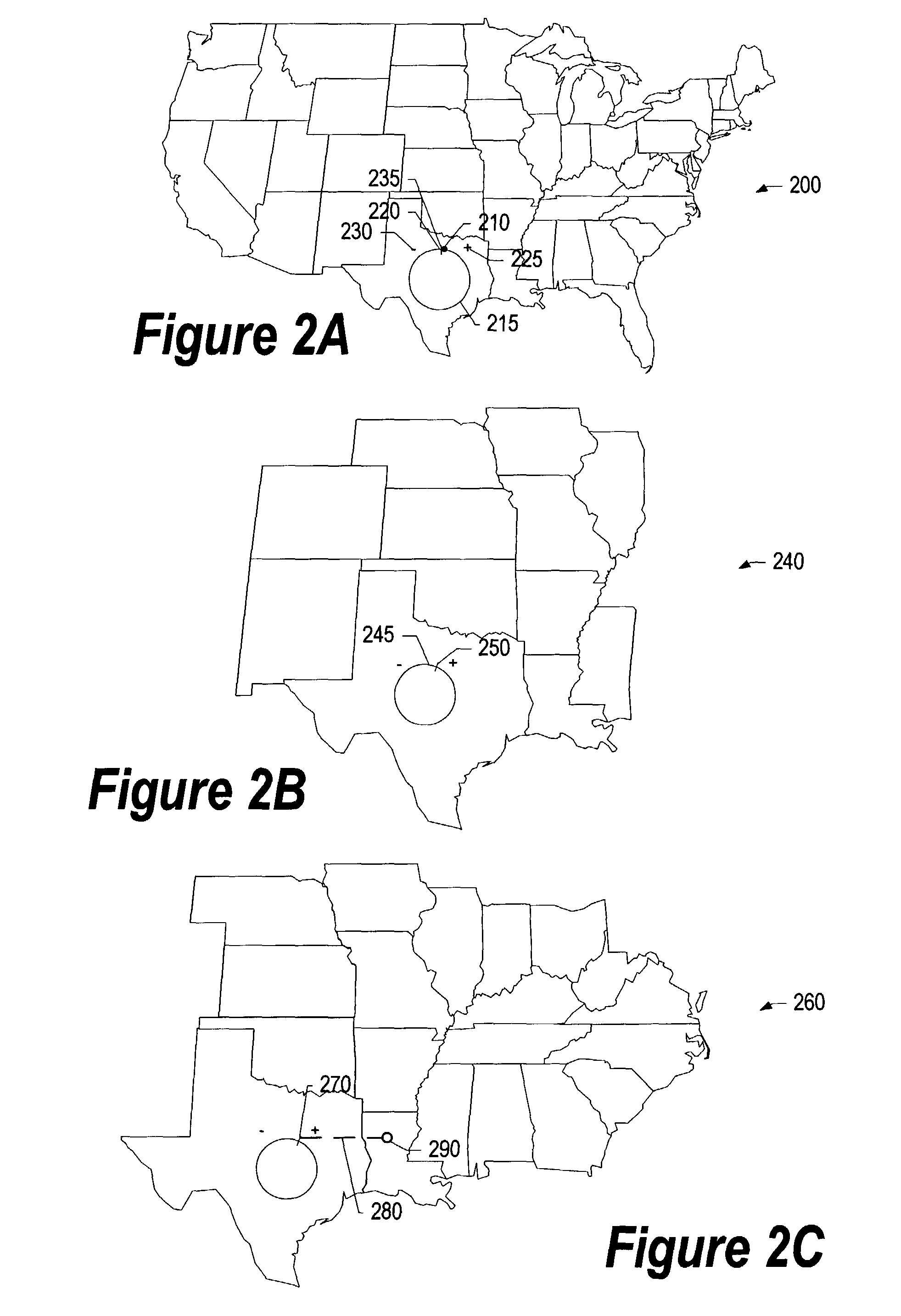 System and method for display views using a single stroke control