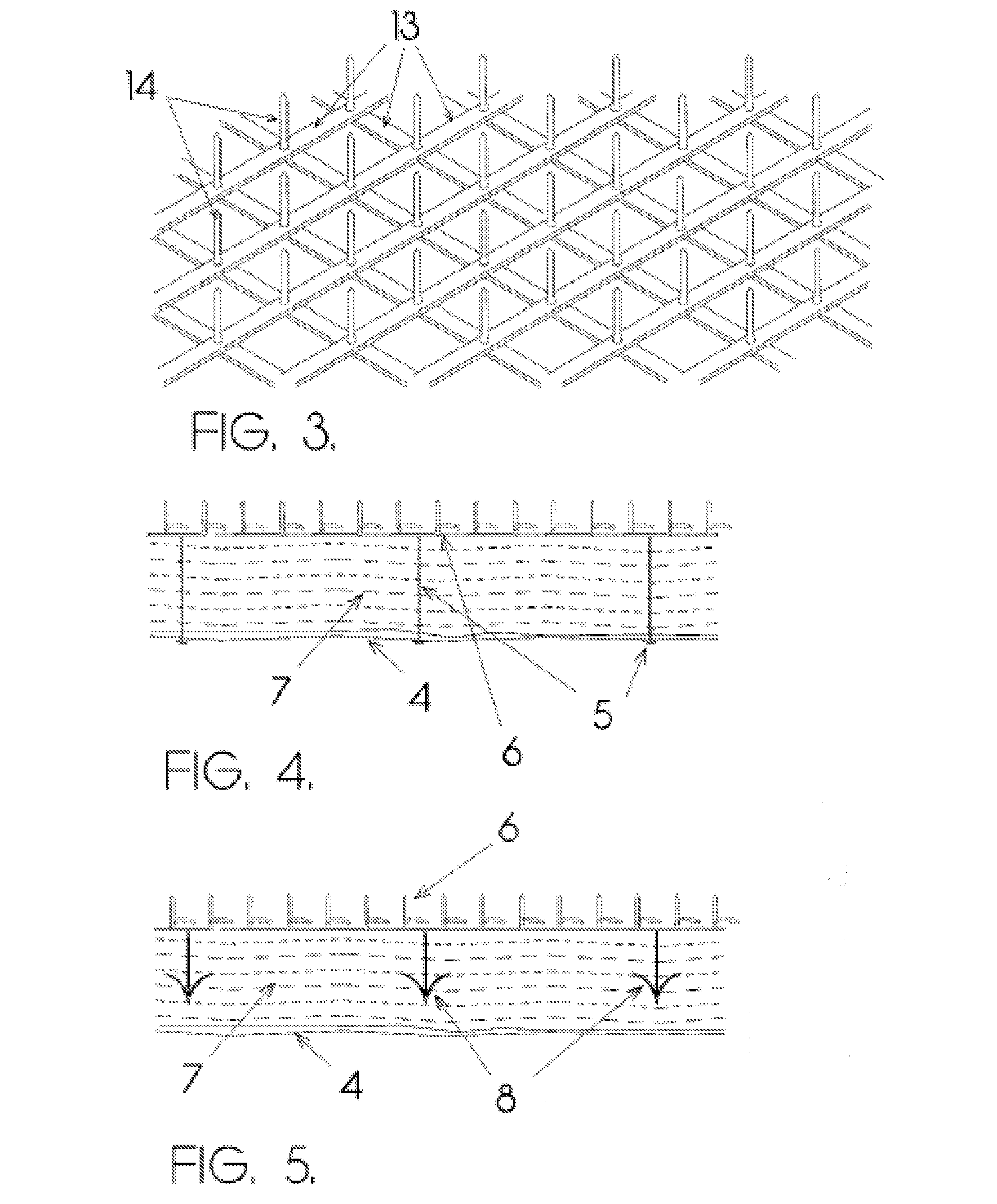 Devices and methods to provide air circulation space proximate to insulation material