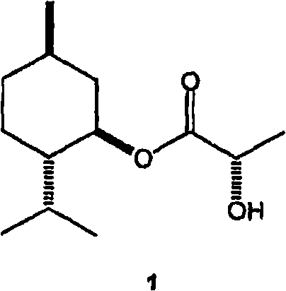 Menthyl lactate process