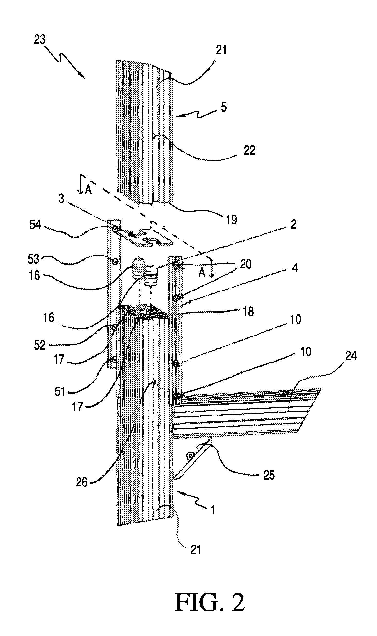 Spacer plate and support structure