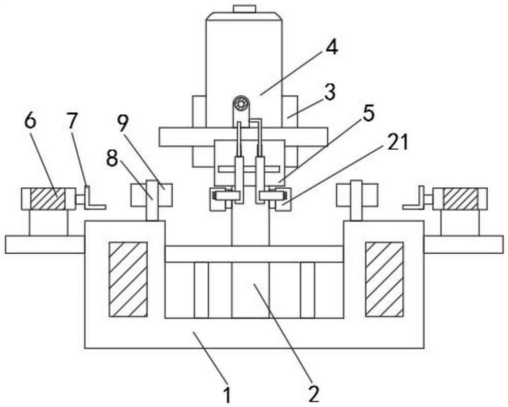 Pipeline gluing fixing device and using method thereof