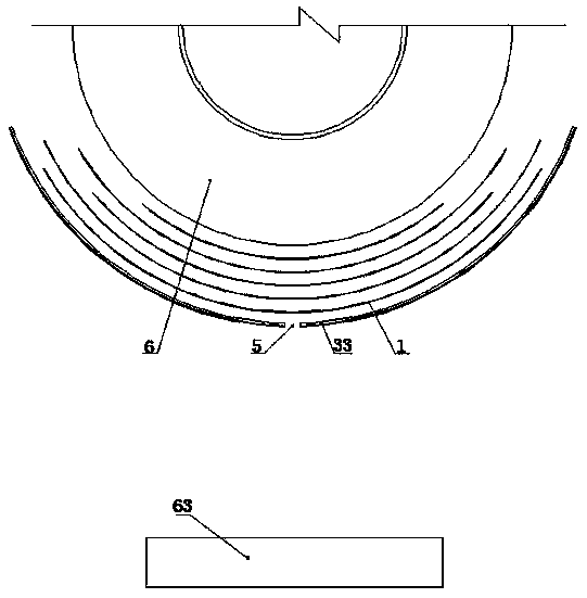 Hyperbolic cooling tower muffler system