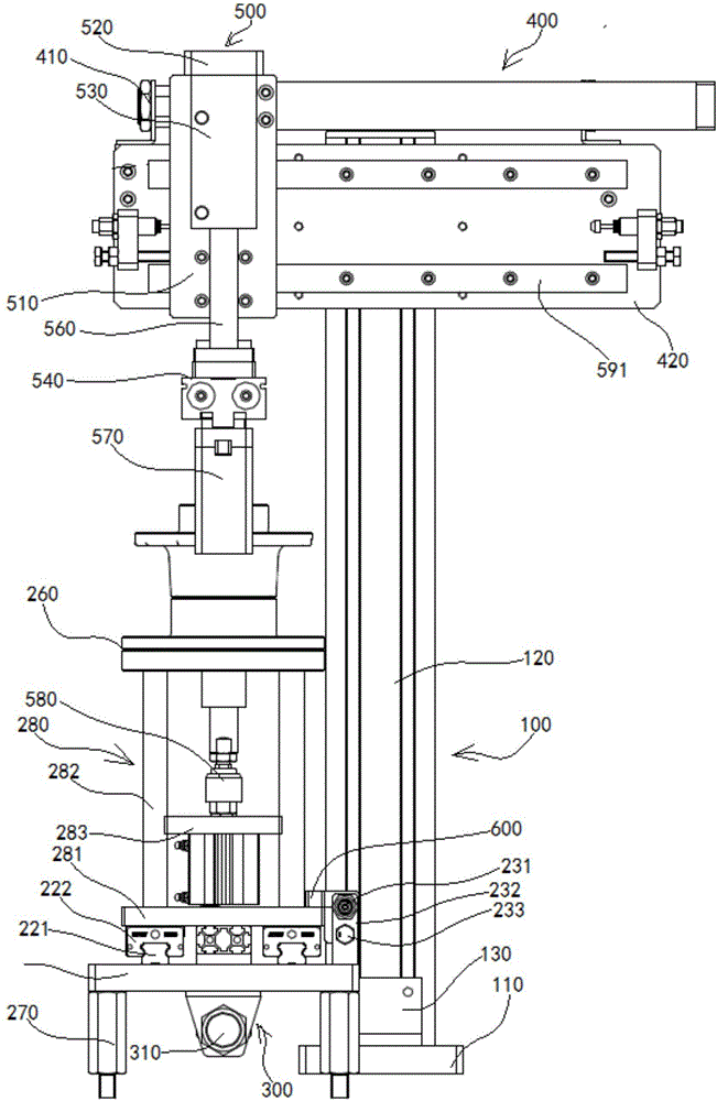 Hub bearing cage assembly press-fitting device