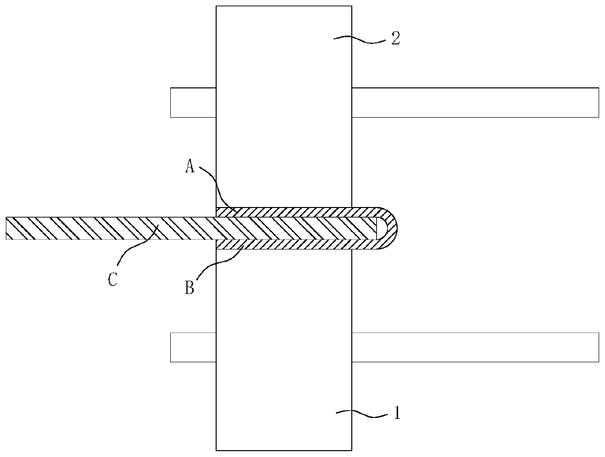 Double-wheel-set different-axis pressurizing mechanism for hot air welding machine and working method and using method of mechanism