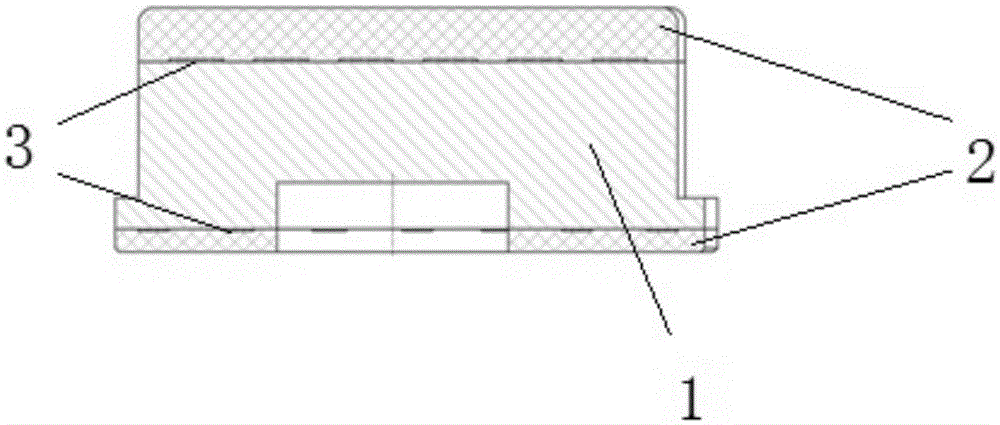 Water lubrication composite thrust bearing of nuclear main pump