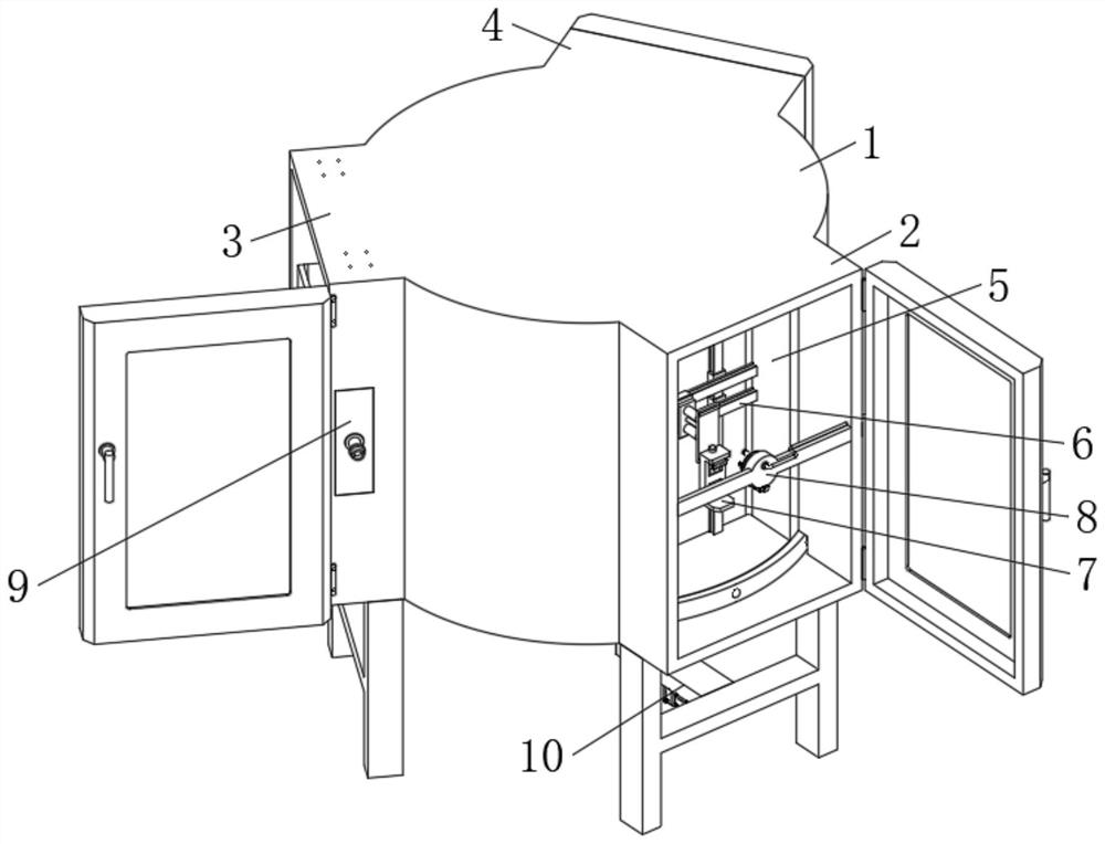 Machining device for gearbox of electric vehicle