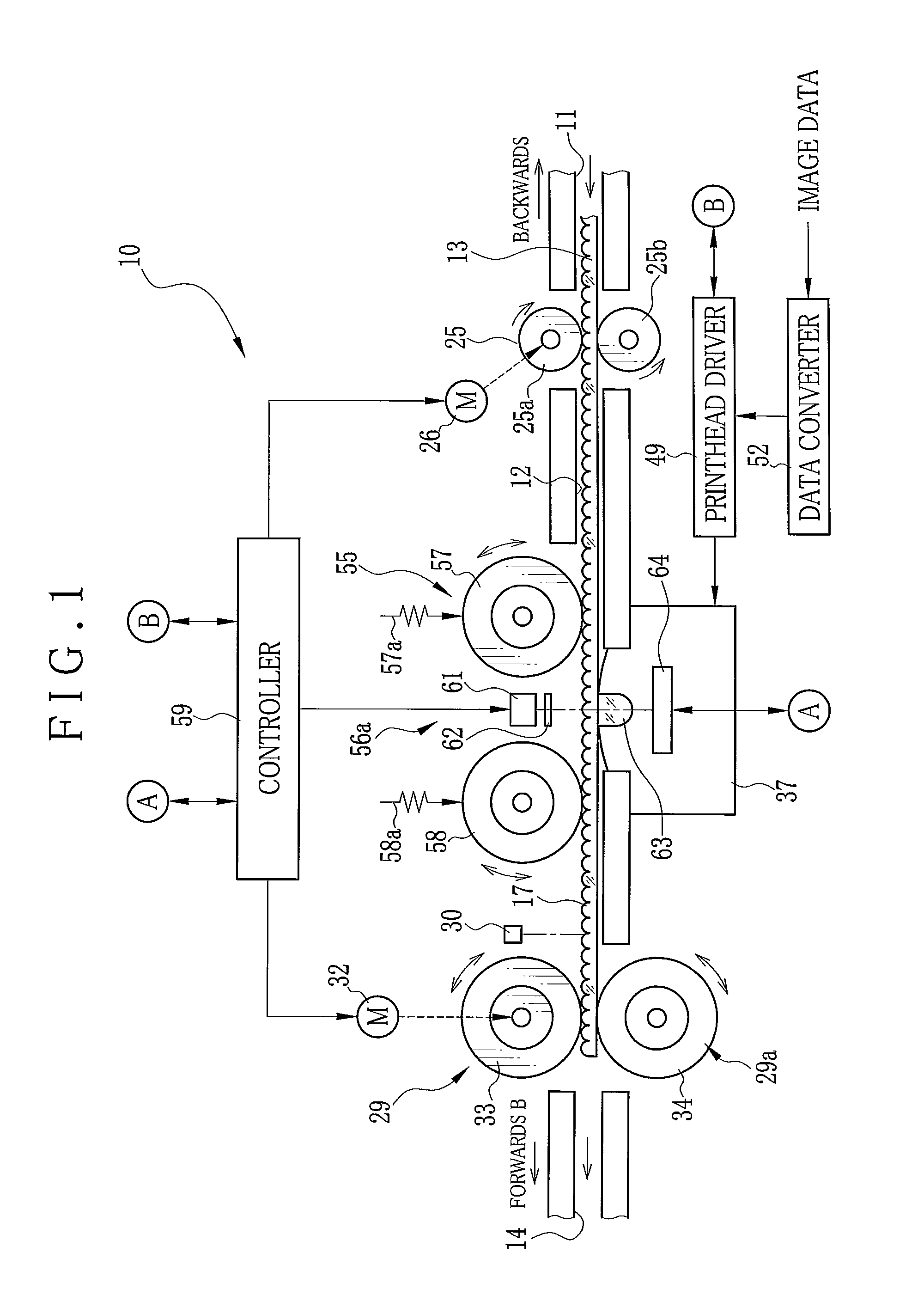 Printer and printing method for lenticular sheet