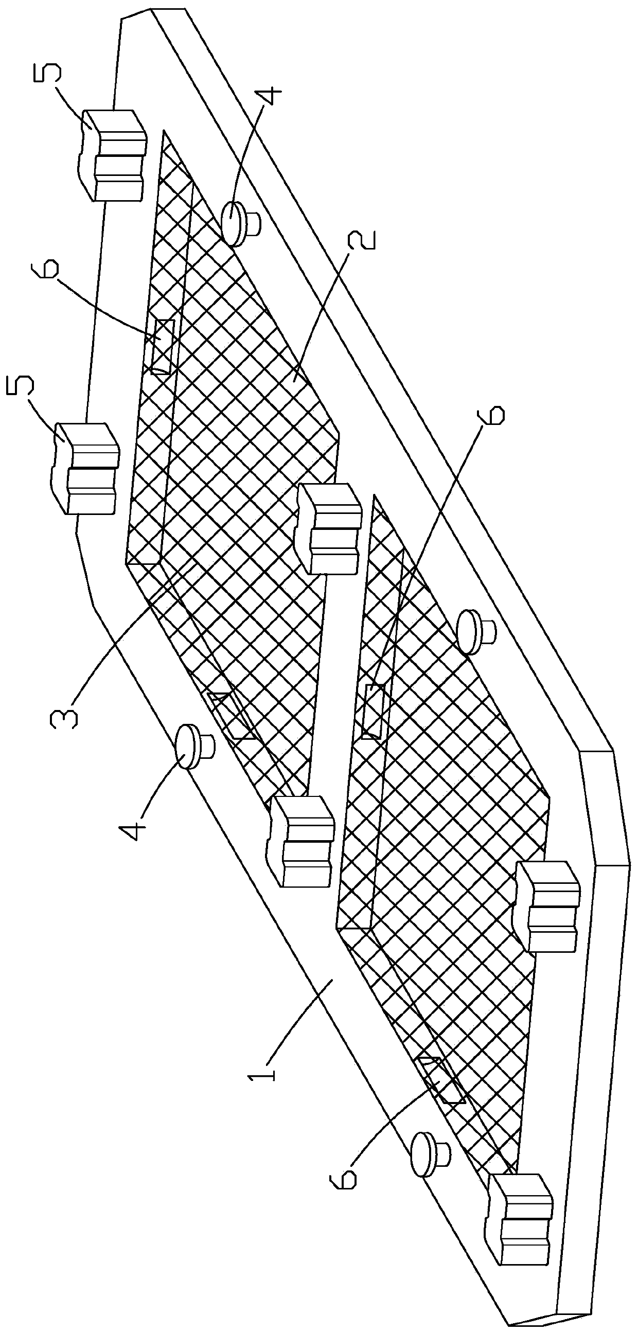 Conveniently mounted breeding shelf and manufacturing method thereof