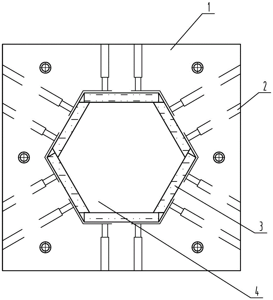 A special-shaped ceramic brick forming mold and its preparation method