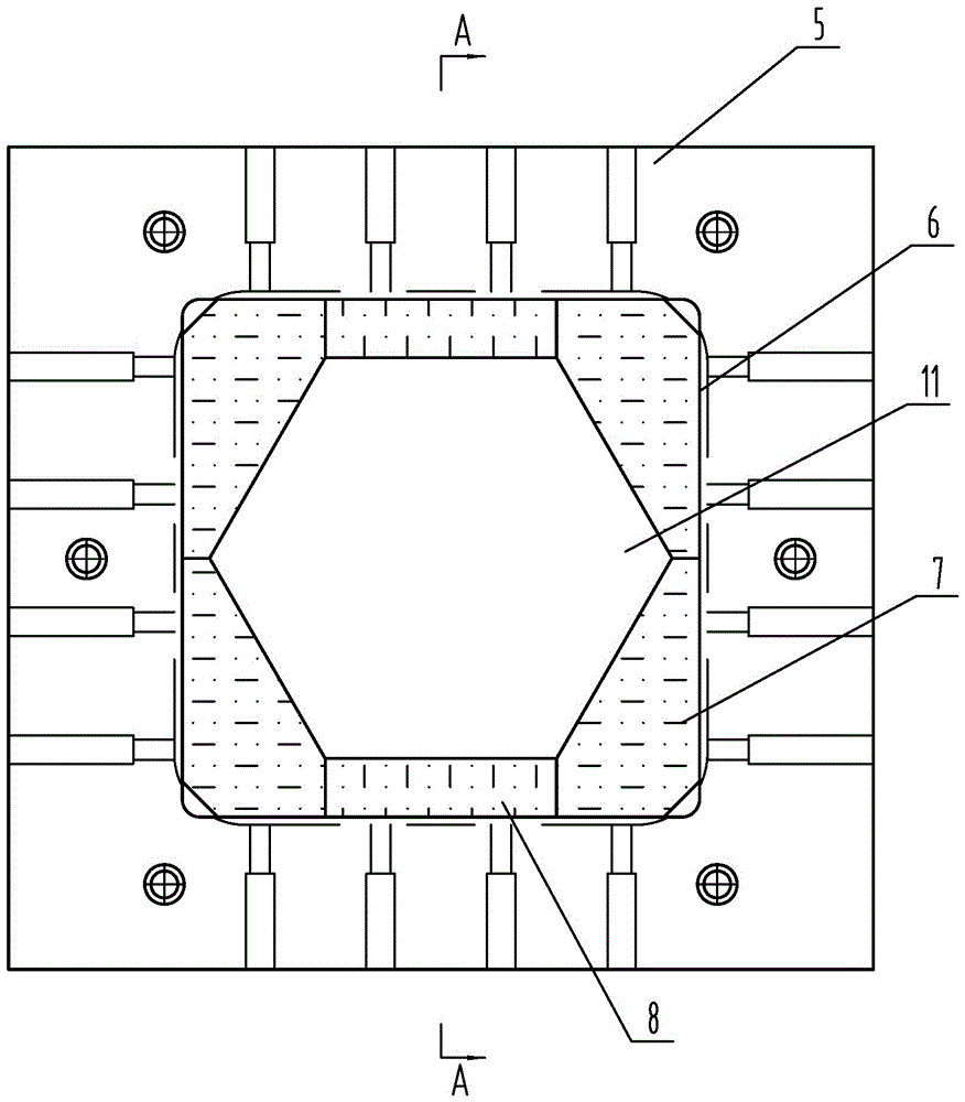 A special-shaped ceramic brick forming mold and its preparation method